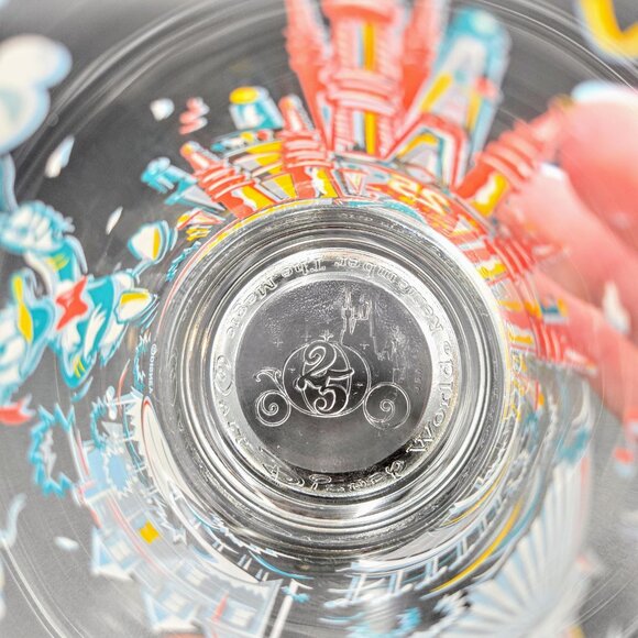 McDonald’s Walt Disney World Magic 25th Anniversary Glass 1996 Read - Picture 9 of 10